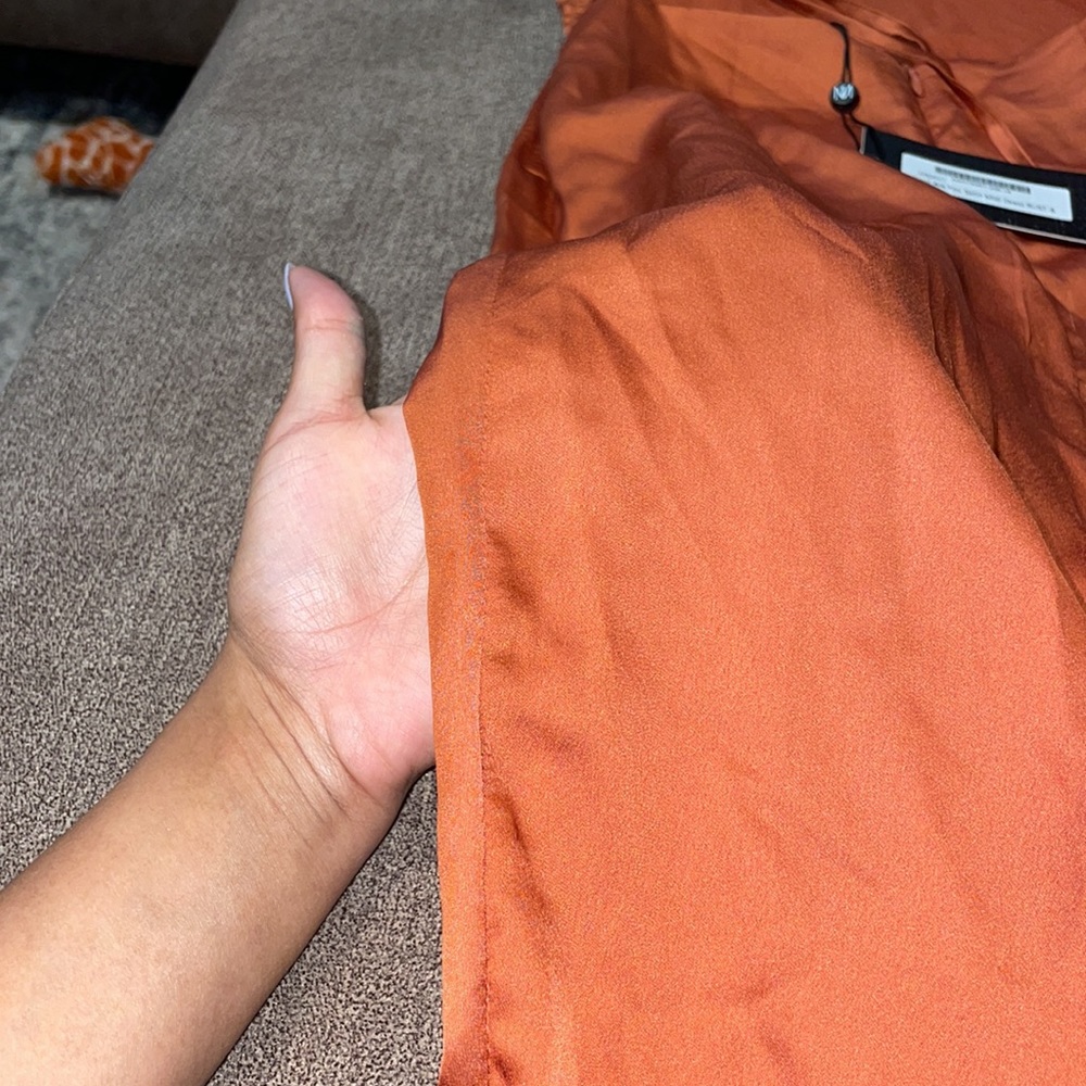 Cowl Are You Satin Midi Dress - Picture 6 of 6